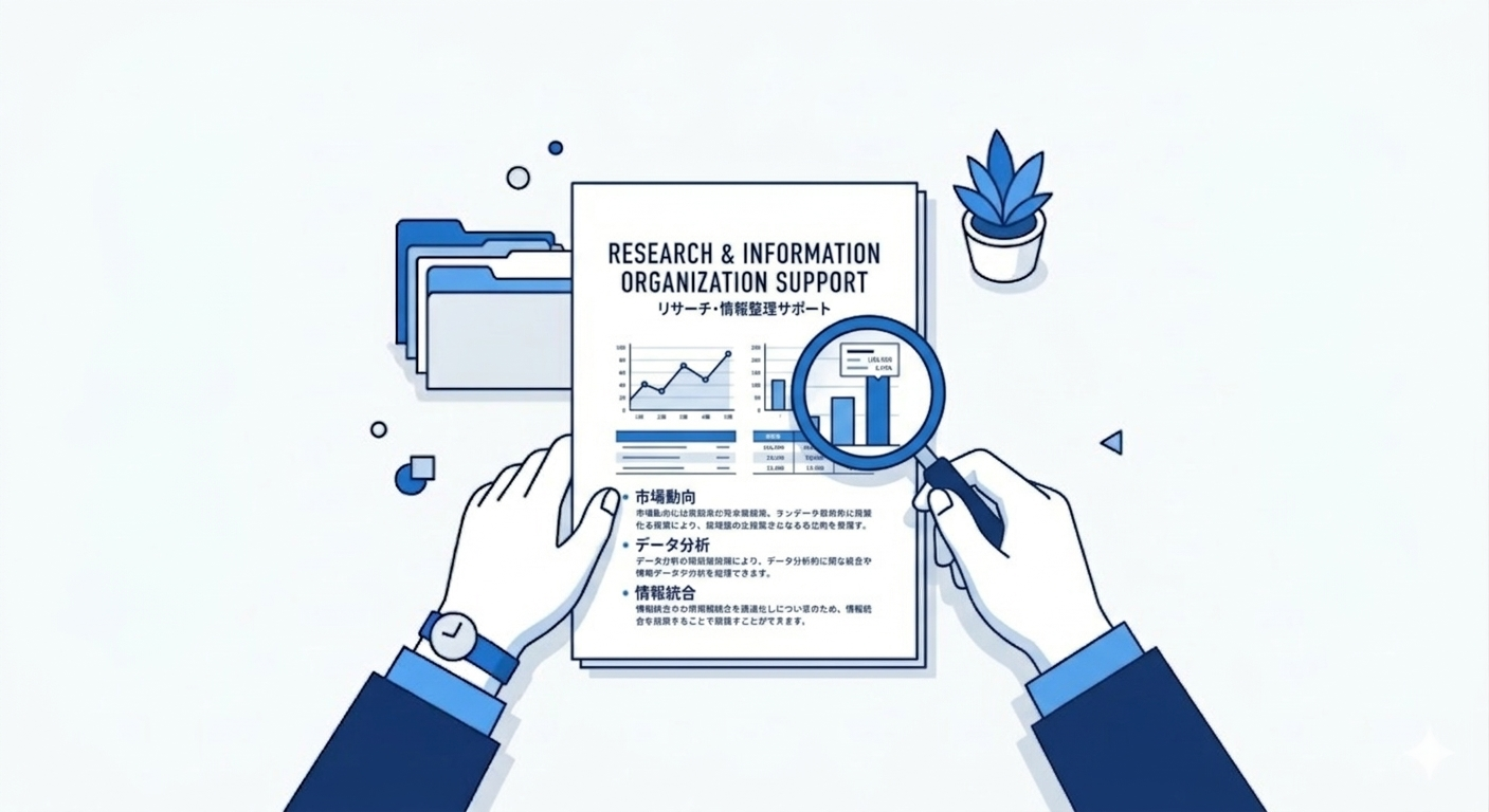 リサーチ・情報整理サポート